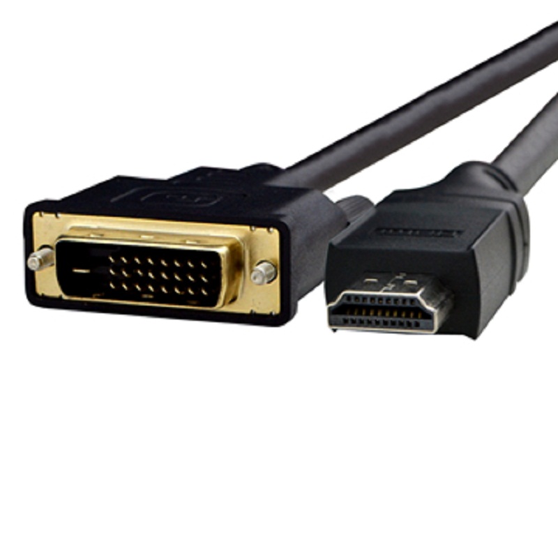 酷比客(L-CUBIC) 黑色 3M DVI转HDMI 转接线 LCCPECDVI2HDMI-3M (根)