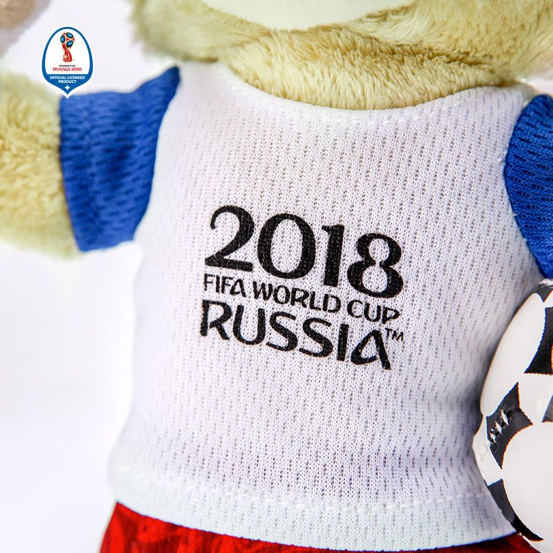 WORLD CUP 2018 18CM毛绒吉祥物101 拼接色图片