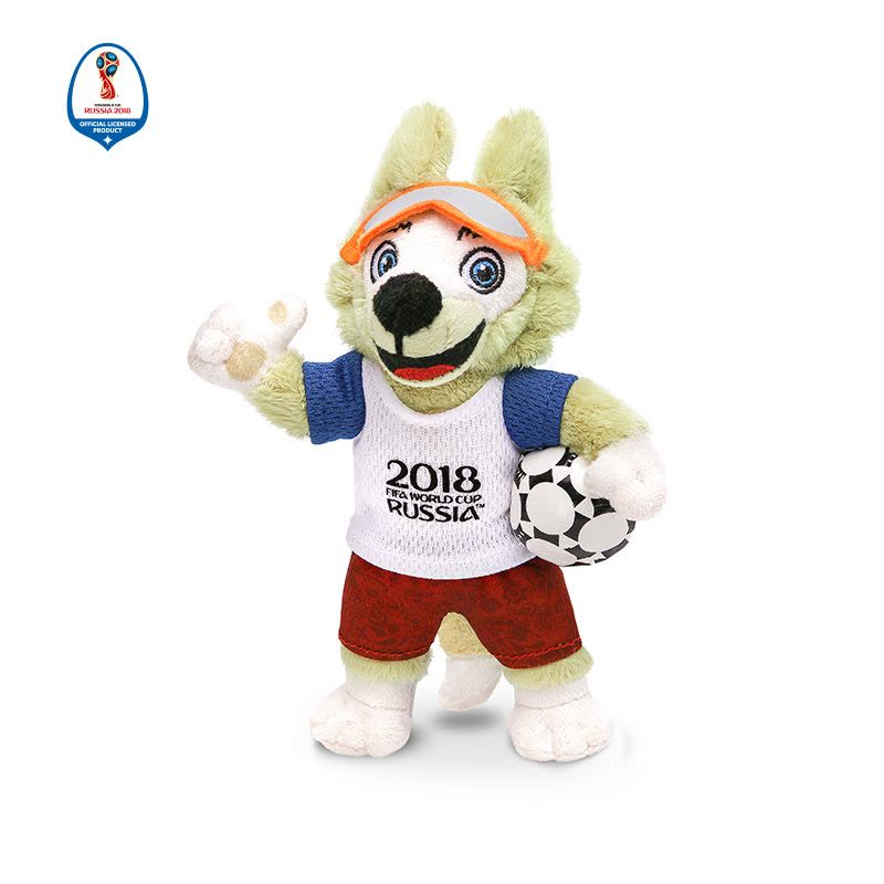 WORLD CUP 2018 18CM毛绒吉祥物101 拼接色图片