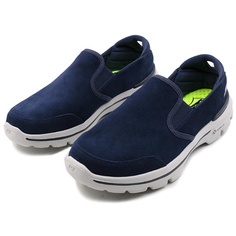 Skechers/斯凯奇男鞋GO WALK 3轻质一脚套健步鞋运动休闲鞋54071-NVGY