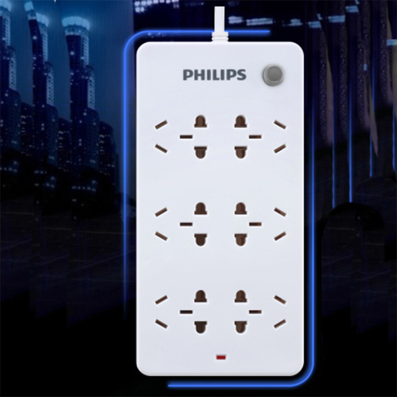 飞利浦(Philips) 六位5M接线板SPS6050B/93(个)