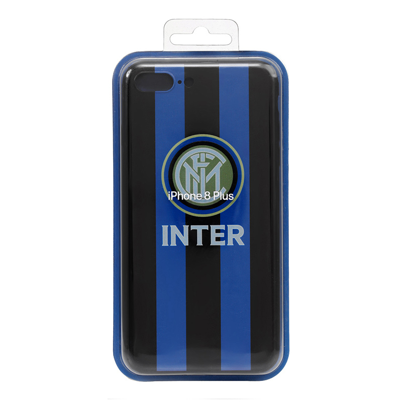 国际米兰俱乐部Inter Milan 苹果iphone8plus浮雕手机壳-经典LOGO款