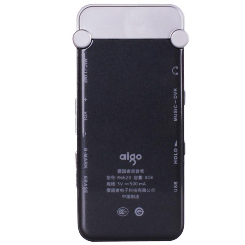 爱国者(AIGO) 灰色 8G内存 录音笔 R6620 (个)