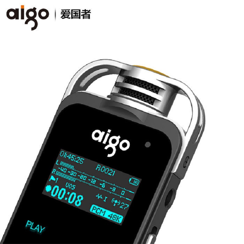 爱国者(AIGO) 黑色 8G内存 录音笔 R6635 (个)