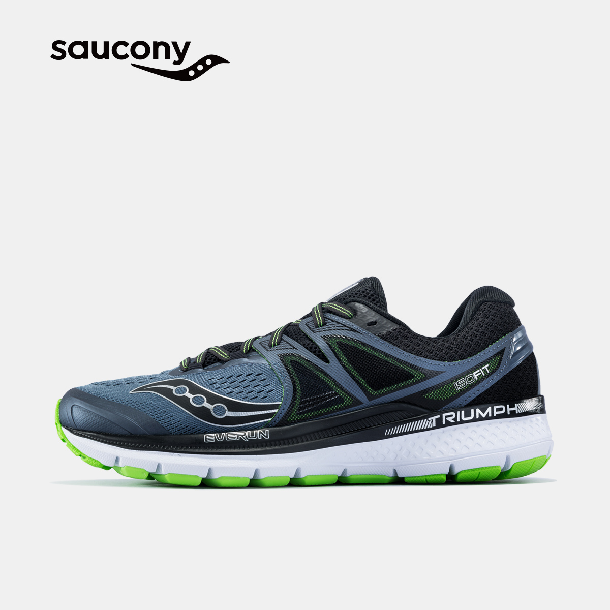 Saucony圣康尼TRIUMPH ISO 3舒适缓震跑步鞋 男S203464高清大图
