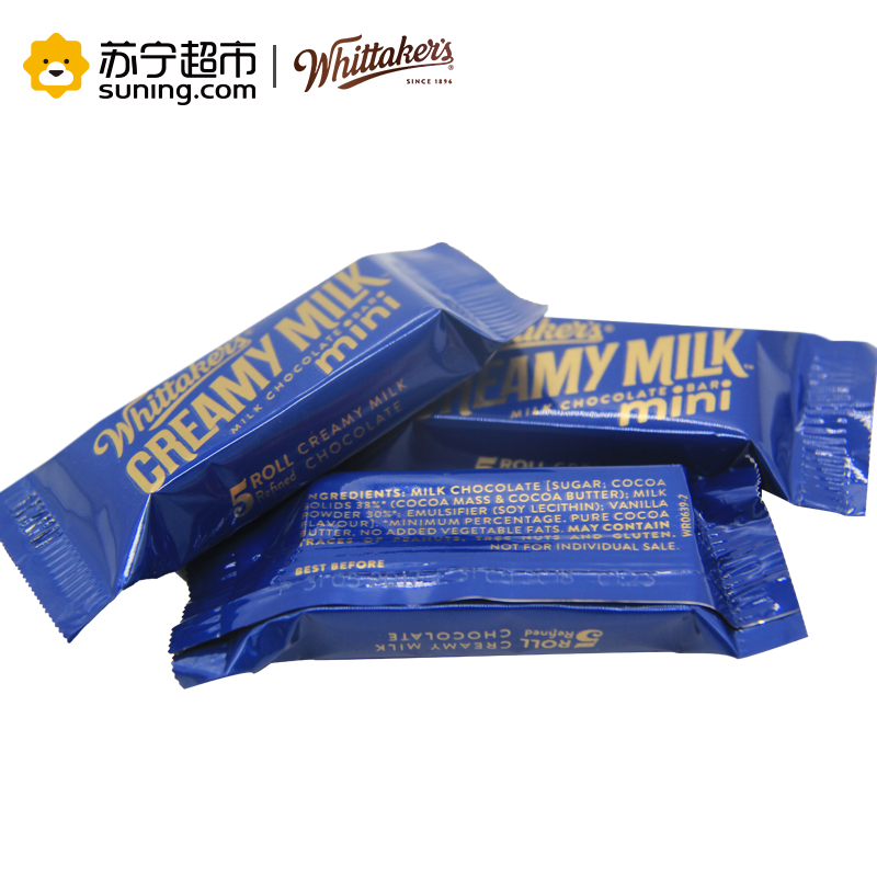 Whittaker’s 惠特克 迷你牛奶巧克力180g