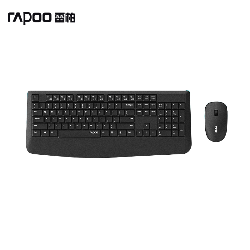 雷柏1800P5(Rapoo)无线键盘鼠标套装键鼠套装办公游戏电脑笔记本(黑色)