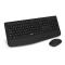 雷柏1800P5(Rapoo)无线键盘鼠标套装键鼠套装办公游戏电脑笔记本(黑色)