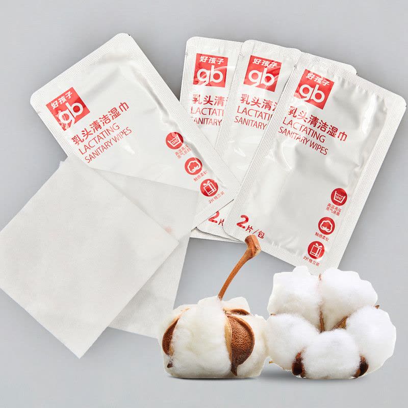 好孩子gb(Goodbaby)清洁湿巾33包(2片/包)YF1006孕妇护肤专用图片