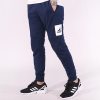 adidas 阿迪达斯 运动型格 男子 针织长裤 学院藏青蓝 BS4996