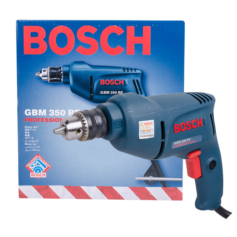 [苏宁自营]博世(Bosch)GBM350RE 10毫米正反转手电钻高清大图