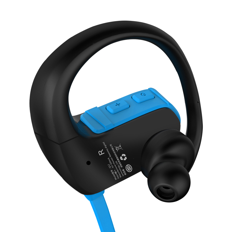 纽曼(Newsmy)MP3播放器 Q12 8G 蓝色 头戴式运动蓝牙耳机 跑步健身型挂耳式 MP3音乐播放器