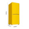 东宝(dobon)BCD-108D 108升 双门小型电冰箱 迷你家用冷藏冷冻节能冰箱 (柠檬黄)