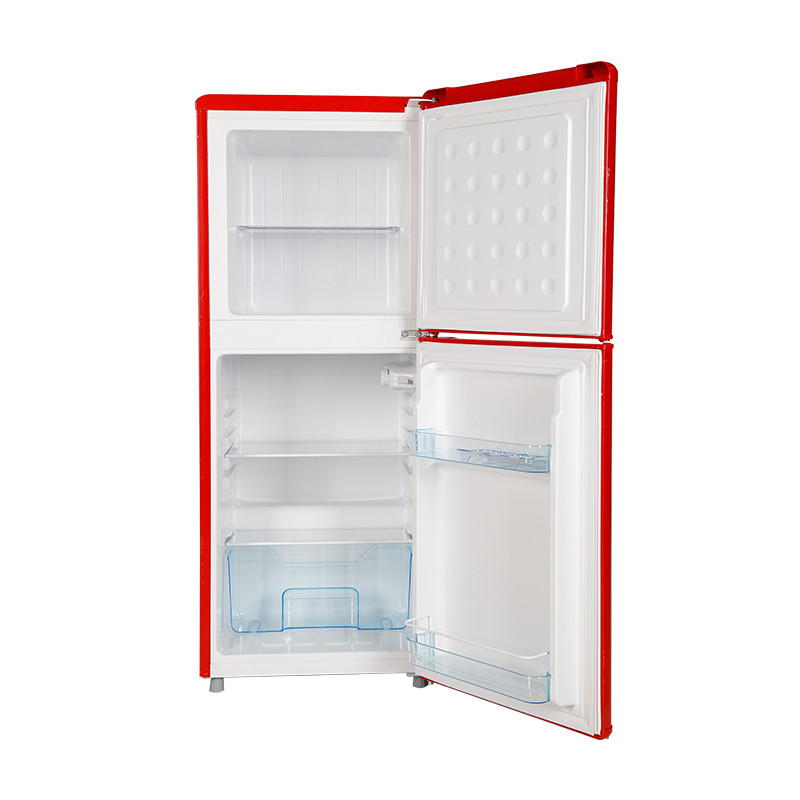 东宝(dobon)BCD-108D 108升 双门小型电冰箱 迷你家用冷藏冷冻节能冰箱 (炽热红)高清大图