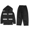 布轮希洪 PVC面料 黑色 雨衣套装 (L-XXL)AQL88202(套)