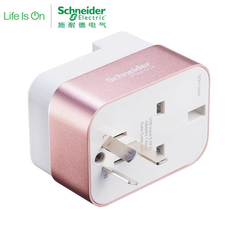 施耐德电气(Schneider Electric)通用出国多国旅行插座 电源转换头旅插 电源插座转换器
