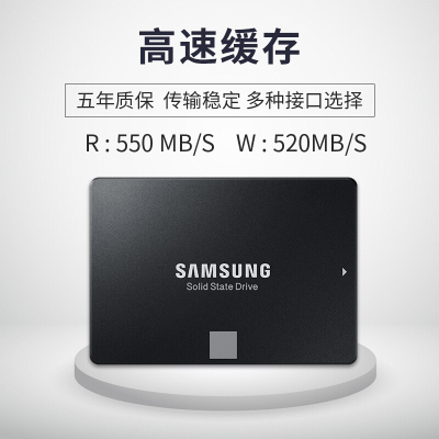 三星(SAMSUNG) 860 EVO 250G SATA 协议 SATA3 接口 SSD固态硬盘