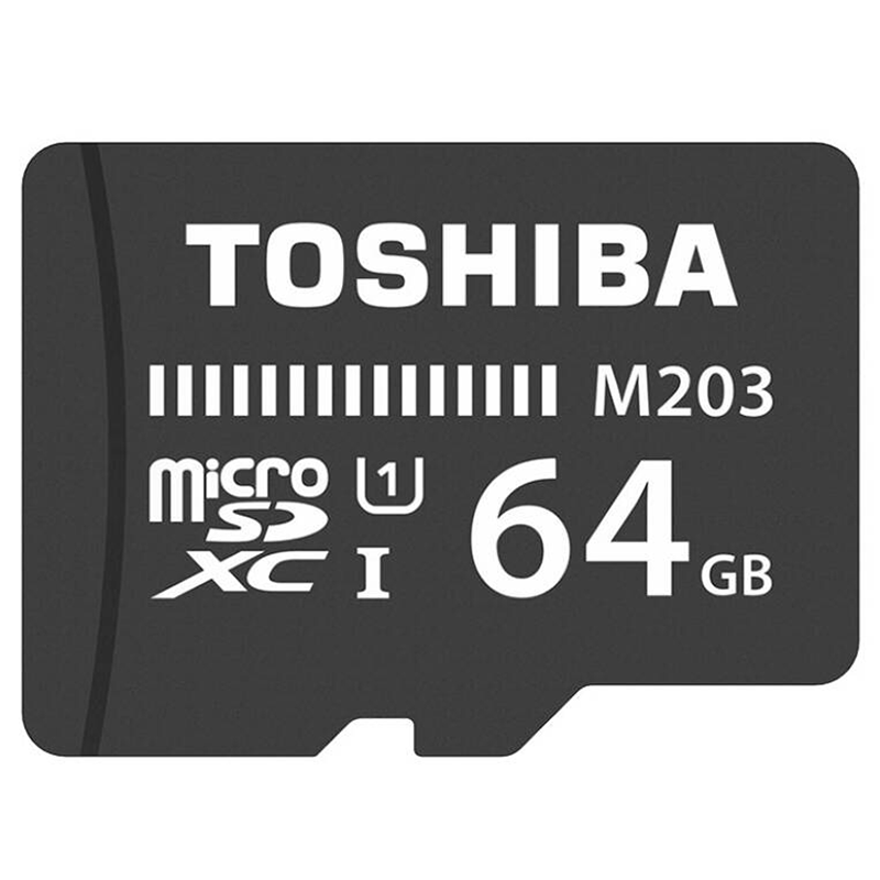 [赠读卡器/SD卡套]东芝(TOSHIBA)TF卡64GB 100MB/s手机存储卡