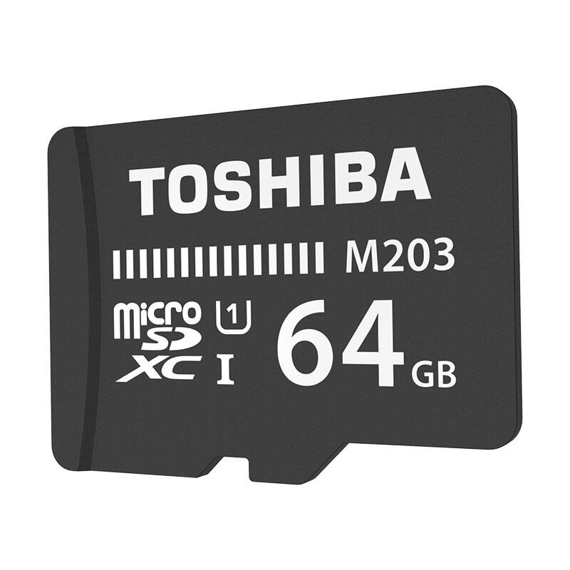 [赠读卡器/SD卡套]东芝(TOSHIBA)TF卡64GB 100MB/s手机存储卡