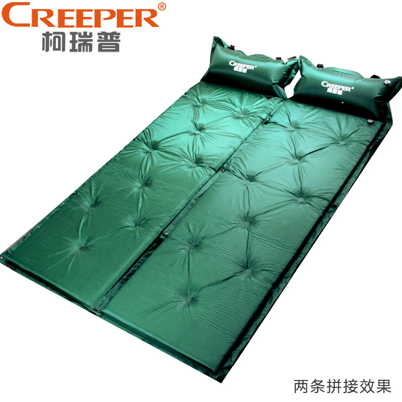 柯瑞普(CREEPER) 单人可拼接 绿色自动 充气垫 BL-Q001 3.8cm (个)