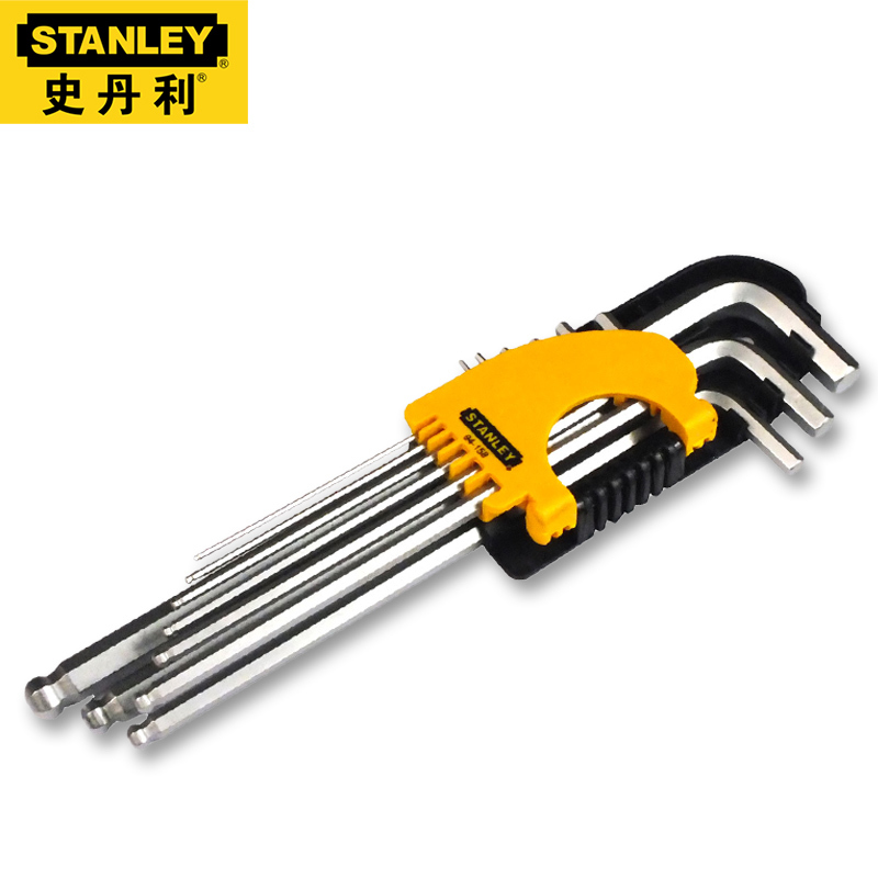 史丹利(Stanley) 9件套 公制加长球头 1.5-10mm 内六角扳手 STMT94158-8-23 (套)