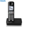 飞利浦(PHILIPS) DCTG280 数字无绳电话机 中文菜单/免提通话/家用办公电话机 (黑色)