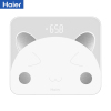海尔(Haier)智能体脂称TZC19-00(W) 家用体重秤精准成人USB充电电子秤减肥称重脂肪秤APP智能白熊猫