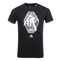 阿迪达斯篮球短袖T恤男2017夏季阿迪篮球火拼运动T恤
