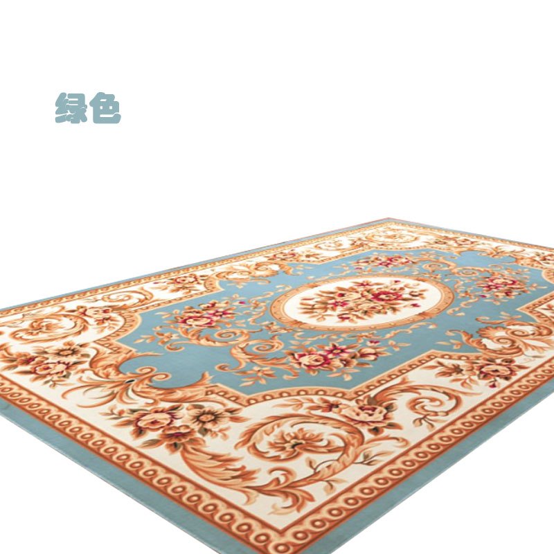 欧式地毯现代简约美式茶几毯160*230CM(蓝色)