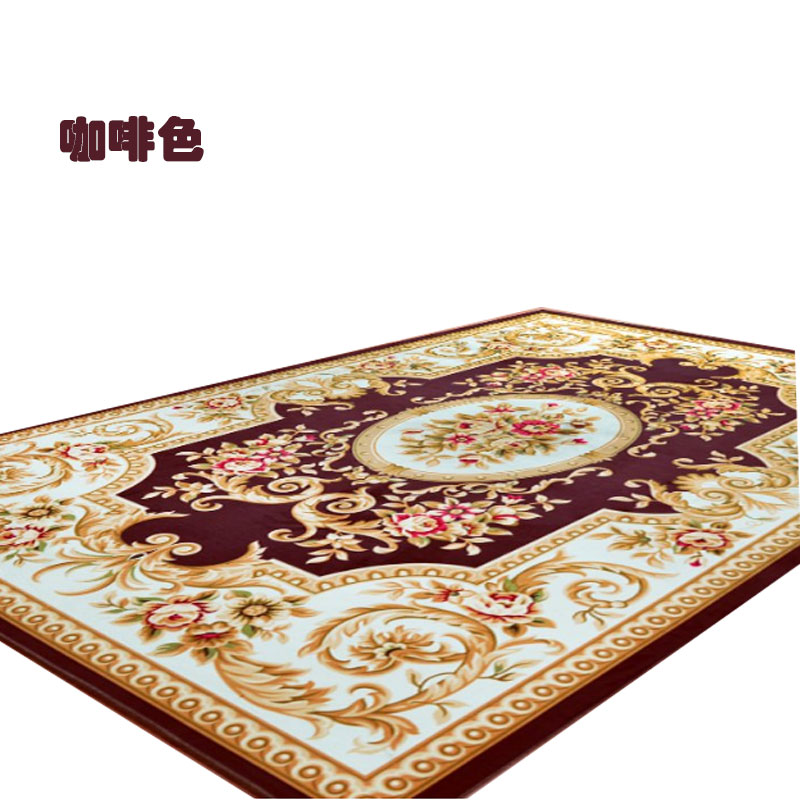 欧式地毯现代简约美式茶几毯160*230CM(红色