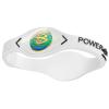 POWER BALANCE 霸能 能量平衡手环 运动手环 白色黑字核心款S码175