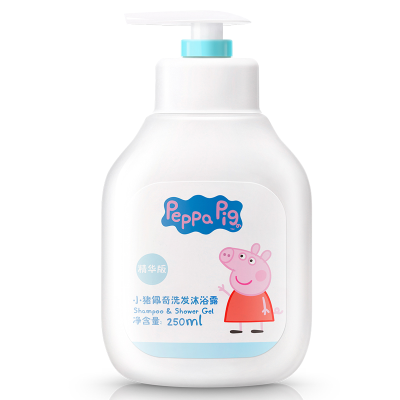 [苏宁自营]小猪佩奇(Peppa Pig)婴儿润肤霜50ml+洗发沐浴露250ml+ 泡泡沐浴露150ml+正版玩偶套装