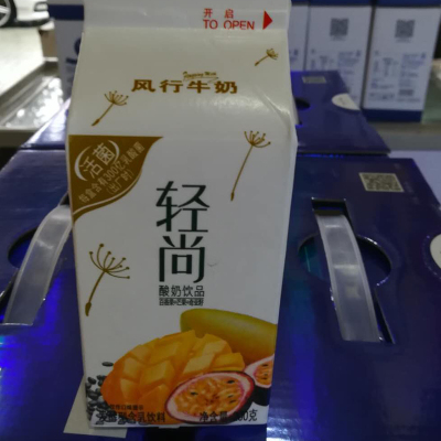 风行轻尚酸奶饮品(百香果)200ml