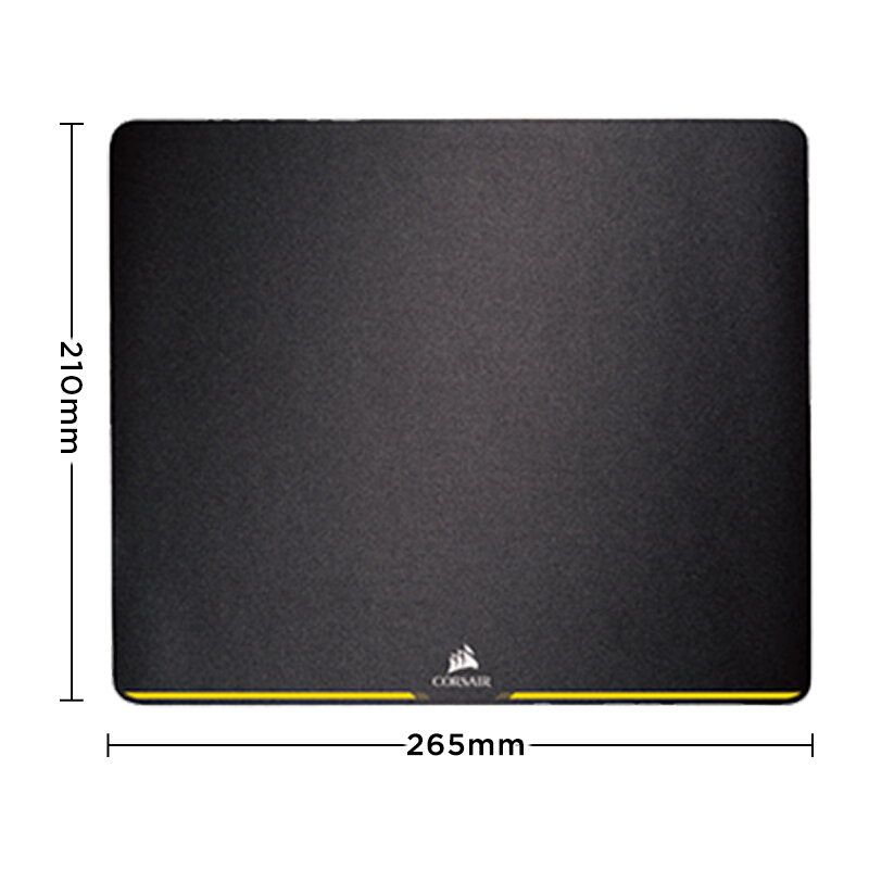 美商海盗船(USCorsair)MM200 紧凑版 电竞游戏鼠标垫 布制 黑色