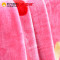 北极绒家纺( Bejirog)法兰绒毛毯 保暖床单冬季绒毯空调盖毯法兰绒单双人法兰绒毛毯1.5/1.8米床红色