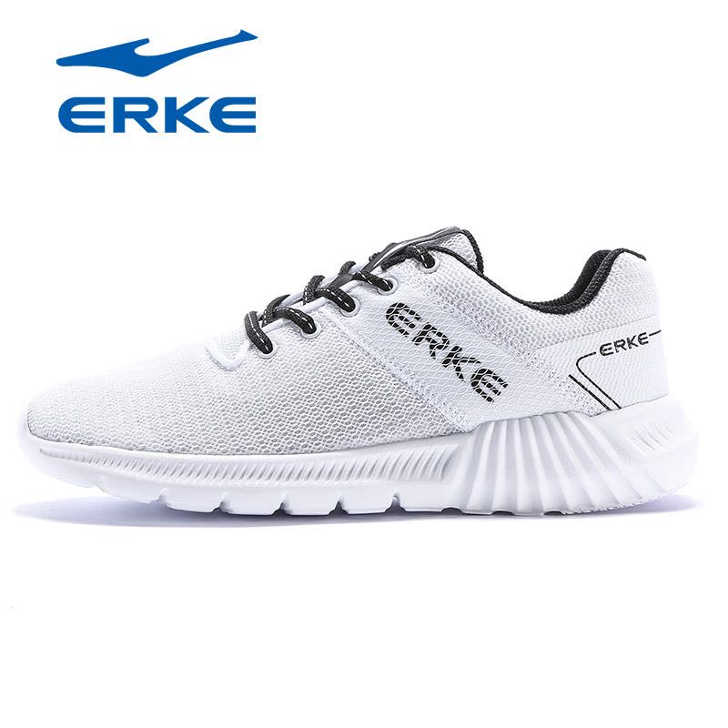 鸿星尔克（ERKE）密网时尚减震防滑男女跑鞋EVA情侣款跑步鞋运动鞋12118203065图片