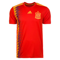 阿迪达斯西班牙2018世界杯主场足球队服短袖球衣adidas正品CX5355
