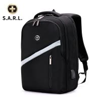 S.A.R.L双肩电脑包 运动休闲背包15.6英寸电脑双肩背包男女通用 SW-58018黑色