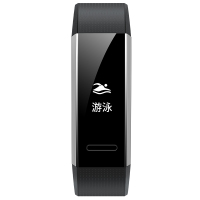 华为(HUAWEI) 运动手环 智能运动手表心率计步器防水睡眠监测手环 B19黑色标准版