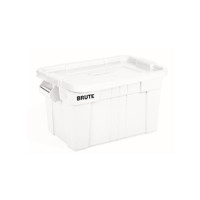 乐柏美 Rubbermaid BRUTE大型搬运箱(连盖)白色75.7L