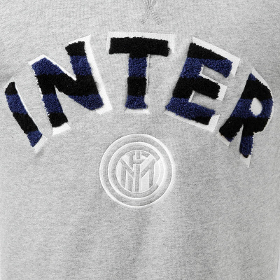 国际米兰俱乐部Inter Milan时尚长袖运动休闲圆领男士刺绣卫衣