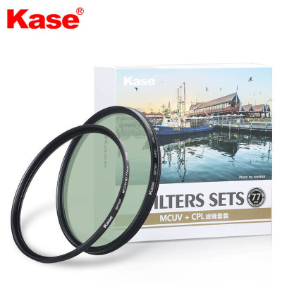 卡色(kase) 37mm 圆形滤镜套装 MC UV镜+CPL偏振镜二代滤镜 高清高透 多层镀膜 防油污 镜头滤镜保护镜