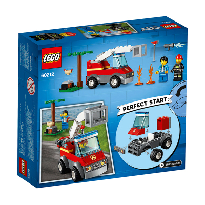 LEGO乐高 City城市系列 烧烤失火救援60212 积木玩具
