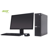 宏碁(acer)VeritonB450商用台式机(G5400 4G 1T DVDRW 2G独立显卡)
