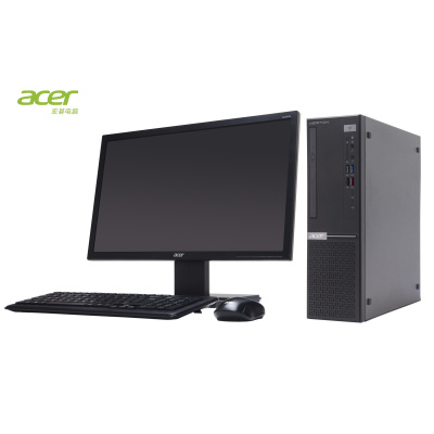 宏碁(acer)VeritonB450商用台式机(I3-8100 4G 1T DVDRW 2G独立显卡)