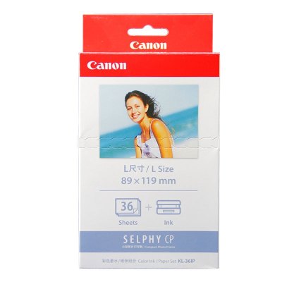 佳能(Canon)KL-36IP (36张/盒)原装5寸相纸色带/碳带彩色封面 适用CP系列打印机