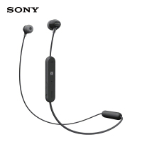索尼(SONY)WI-C300 无线蓝牙 立体声耳机 黑色