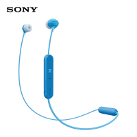 索尼（SONY）WI-C300 无线蓝牙 立体声耳机 蓝色