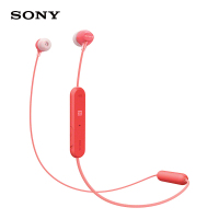 索尼（SONY）WI-C300 无线蓝牙 立体声耳机 红色