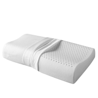 恒源祥 泰国天然乳胶枕进口按摩乳胶枕头成人枕芯 床上用品 波浪乳胶枕